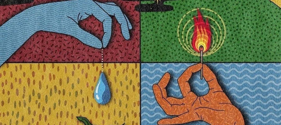 Astrolojide Elementler: Ateş, Toprak, Hava, Su 