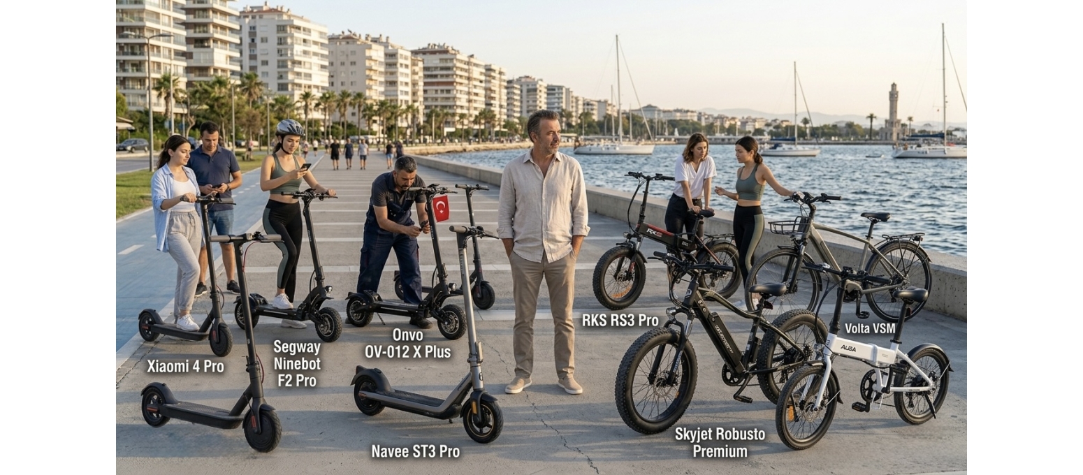 Türkiye’de En Çok Tercih Edilen Elektrikli Scooter ve Bisiklet Modelleri (2026 Rehberi)