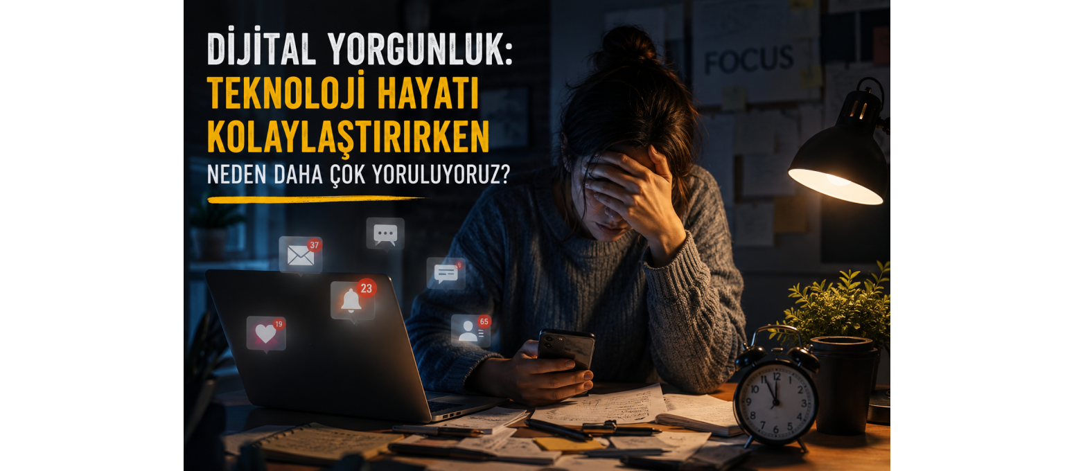 Dijital Yorgunluk: Teknoloji Hayatı Kolaylaştırırken Neden Daha Çok Yoruluyoruz?