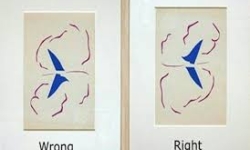  Günlerce Ters Asılı Halde Sergilenen Resim: La Bateau