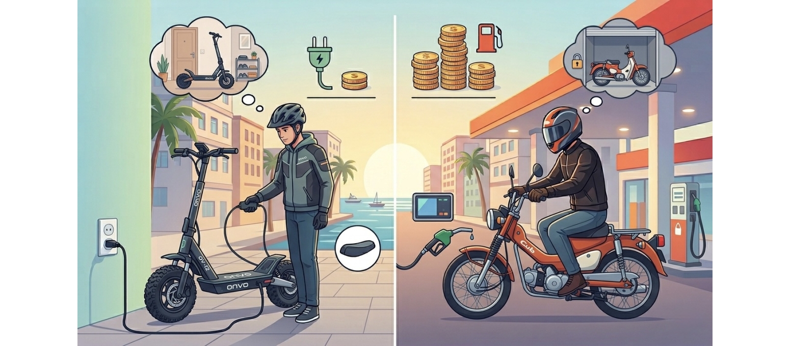 Elektrikli Scooter mı Motor mu Daha Ucuz? (Gerçek Maliyet Hesabı)