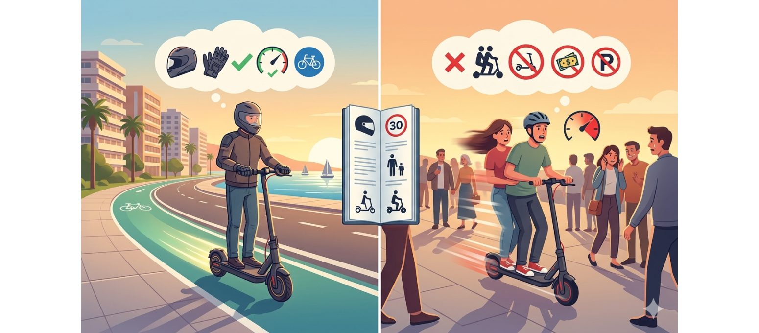 Elektrikli Scooter Kuralları: Türkiye’de Neler Serbest, Neler Yasak?