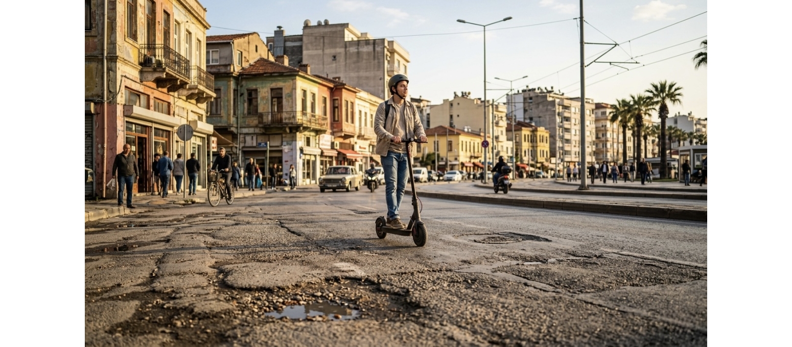 Elektrikli Scooter Kullanırken Şehri Farklı Görmeye Başlıyorsun