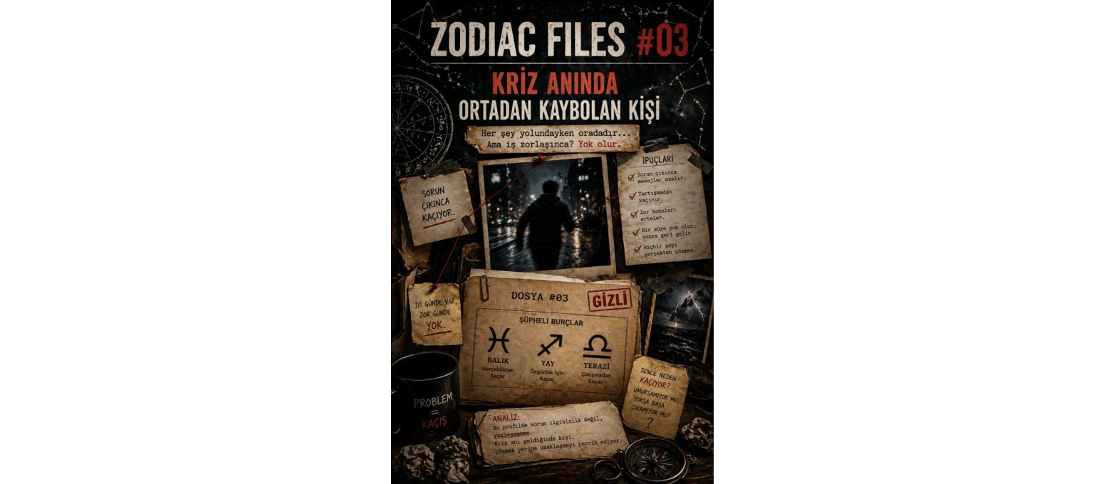 Kriz Anında Yok Olan O Kişi: Zodiac Files #03