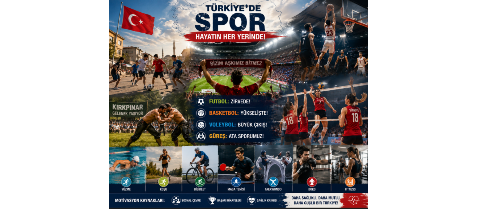 TÜRKİYE’DE EN ÇOK YAPILAN SPORLAR